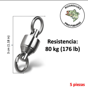 Destorcedores reforzados 80 kg (paquete con 5)