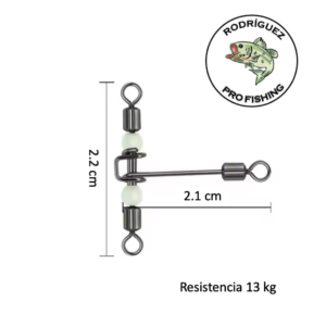 Destorcedor de 3 vías en forma de T
