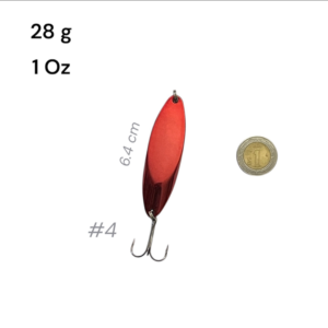 Cucharita metálica 1 Oz (28 g) multiespecie