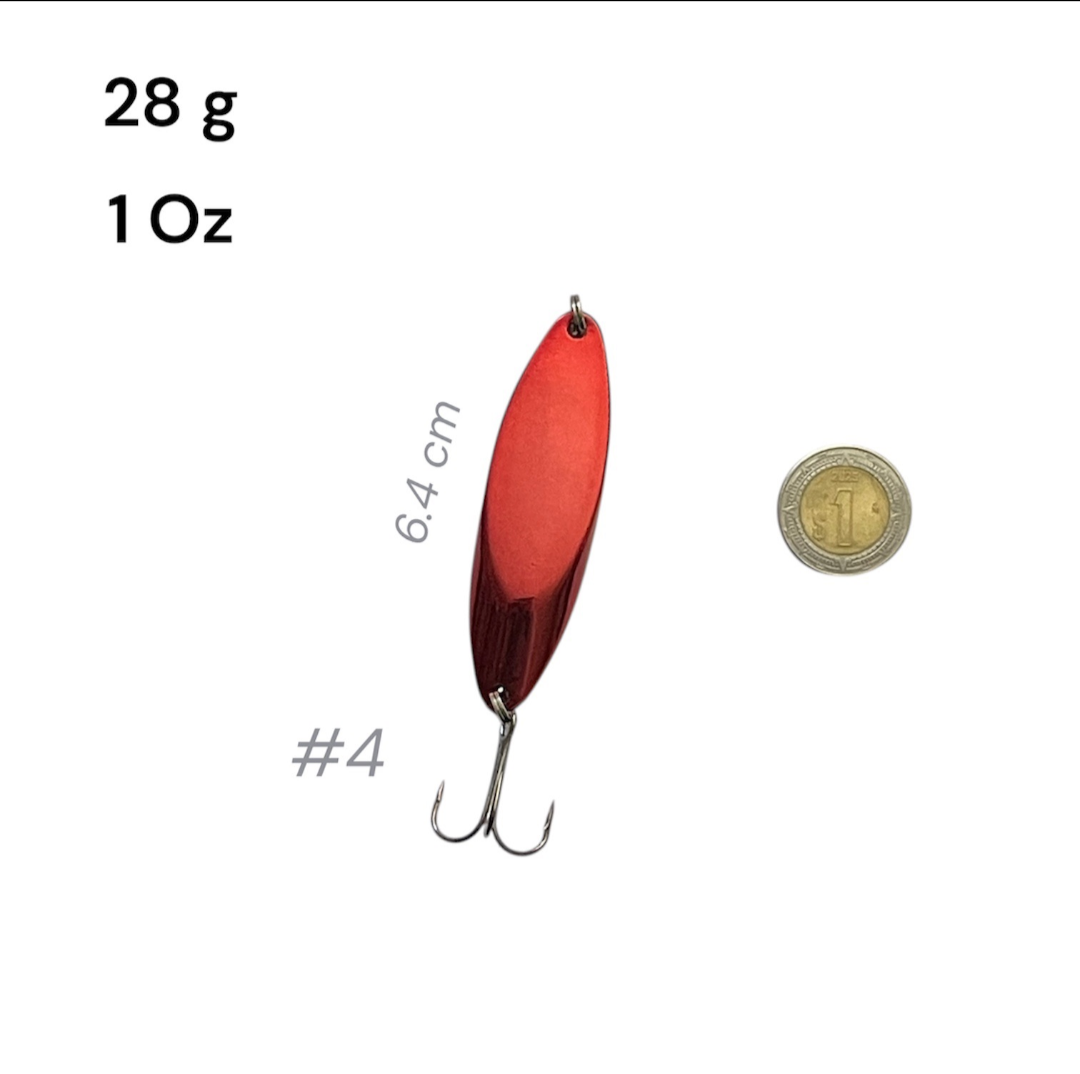 Cucharita metálica 1 Oz (28 g) multiespecie