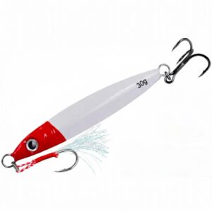Jig metálico 30 g Red and White