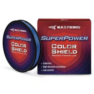 Línea trenzada KastKing 500 yd Color Shield 10 lb Azul
