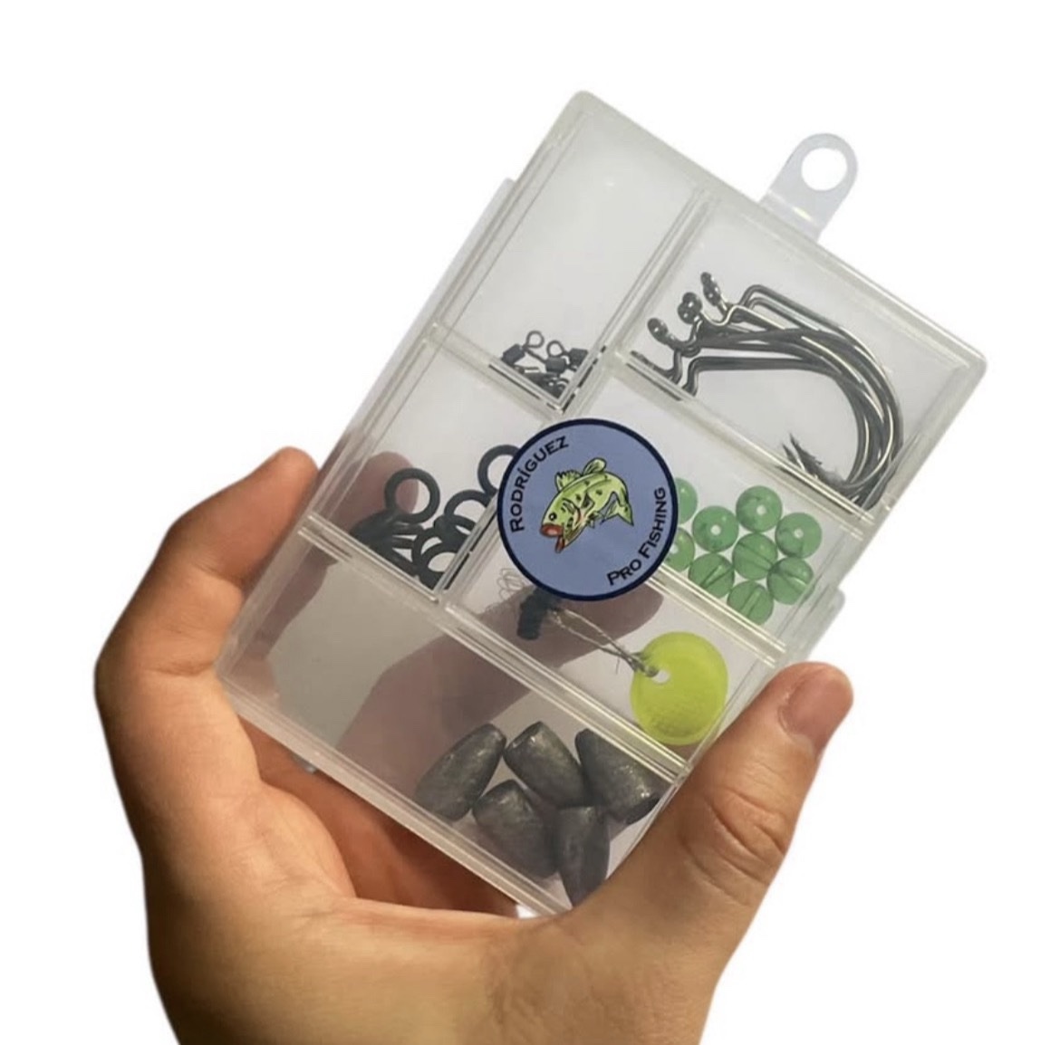 Kit para hacer arreglos de pesca para lobina