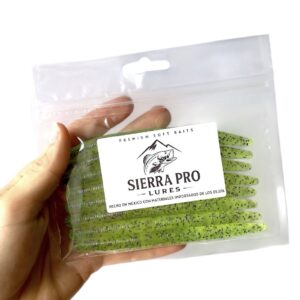 Paquete (8) Senkos 5" Sierra Pro Lures Chartreuse