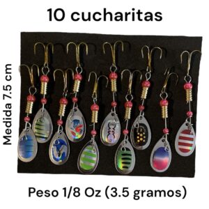 Kit de 10 cucharitas 1/8 Oz