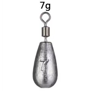 Plomo gota con destorcedor 7 g