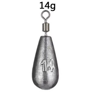 Plomo gota con destorcedor 14 g