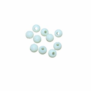 Paquete con 10 cuentas de plástico 5 mm