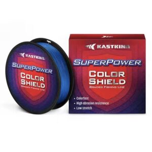 Línea trenzada KastKing 500 yd Color Shield 30 lb Azul