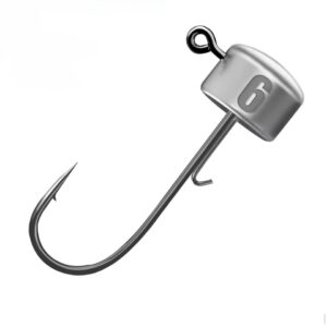 Kit de 5 anzuelos con plomo tipo Ned Rig 6 g