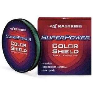 Línea trenzada KastKing 300 yd Color Shield 30 lb Verde