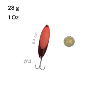 Cucharita metálica 1 Oz (28 g) multiespecie
