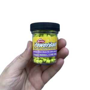 Carnada Berkley para mojarra/tilapia Chartreuse fluorescente