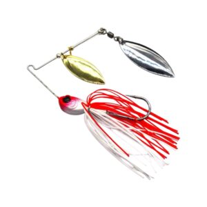 Spinnerbait 17 g Rojo y Blanco