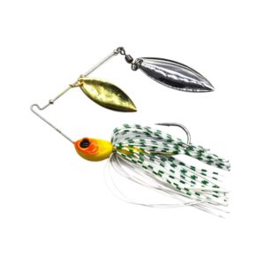 Spinnerbait 17 g Verde y Blanco