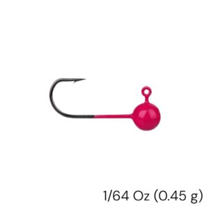 Paquete de 10 jig heads 0.45 g (1/64 Oz) Rosa