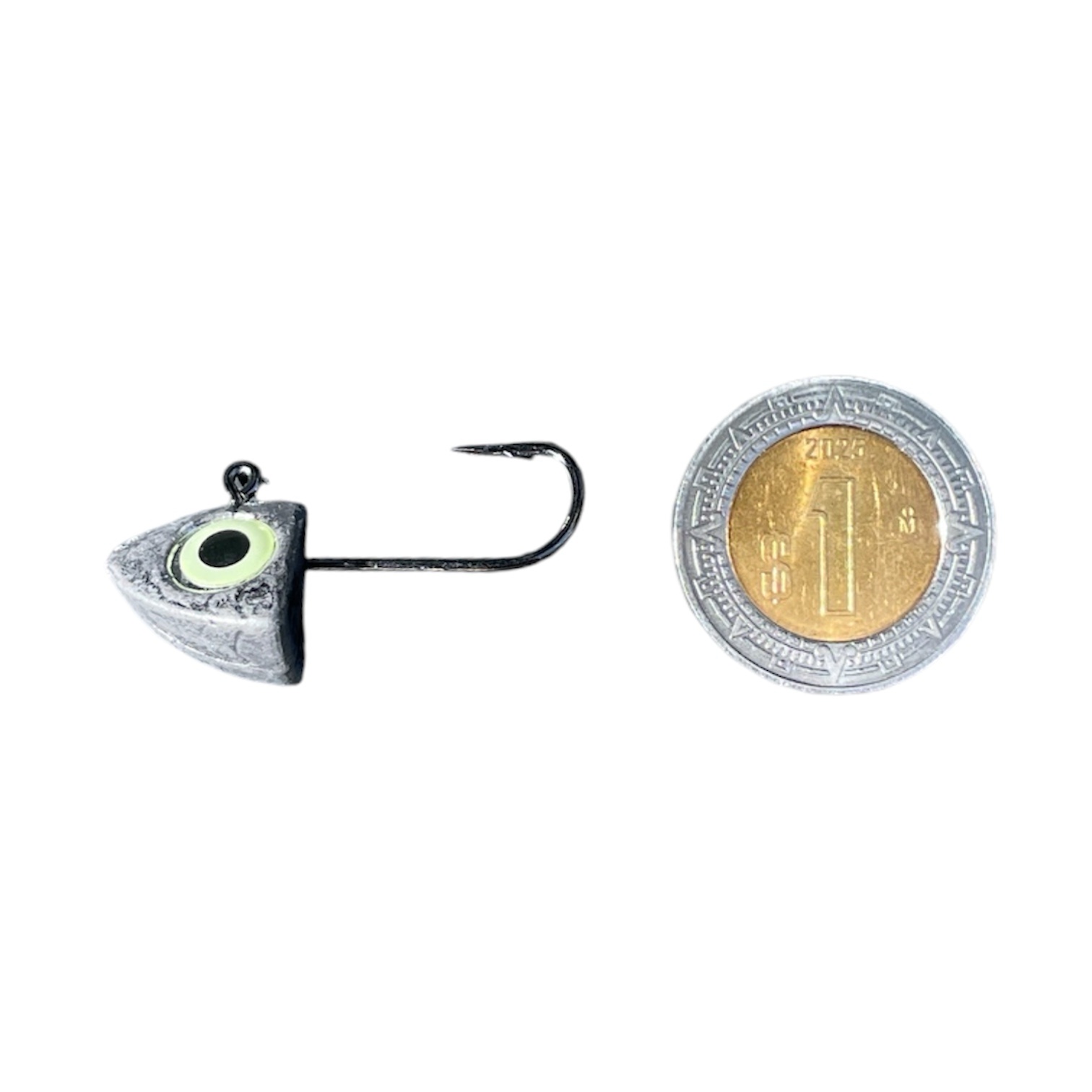 Paquete de 5 jig heads 6 g (ojos fosforescentes) - Imagen 2